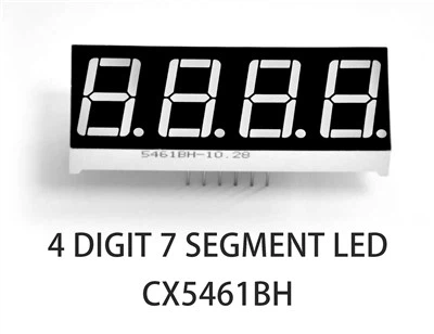 Czterocyfrowa 7-segmentowa dioda LED